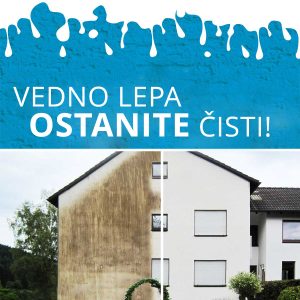 Čiščenje fasad - primerjava